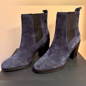Women's Splendid Blue Suede Ankle Boots